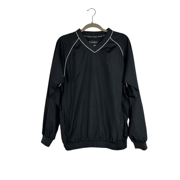 FootJoy Other - FJ Footjoy Golf Jacket Men’s Small Pullover Windbreaker Lightweight Black V-Neck